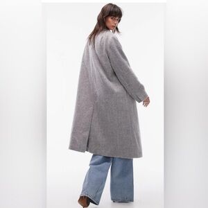 TOPSHOP gray wool coat 🩶